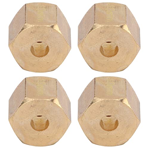 RC 12mm Sechskantrad -Radnabe Erweiterter Adapter für SCX10 90046 GN7 CC01 1/10 RC -Autos, Feiner Prozess Einfach zu Ersetzen, Passen für Auto Upgrade Ersatzteile (10 mm) von RiToEasysports
