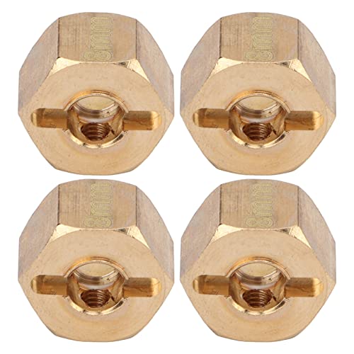 RC 12mm Sechskantrad -Radnabe Erweiterter Adapter für SCX10 90046 GN7 CC01 1/10 RC -Autos, Feiner Prozess Einfach zu Ersetzen, Passen für Auto Upgrade Ersatzteile (8 mm) von RiToEasysports