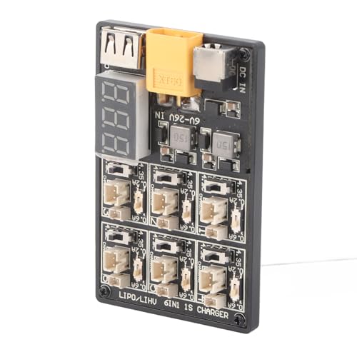 RC Accessoire Lipo Ladevorgang Handy 6in1 Ladegerät mit USB -Schnittstelle für RC -Enthusiasten von RiToEasysports