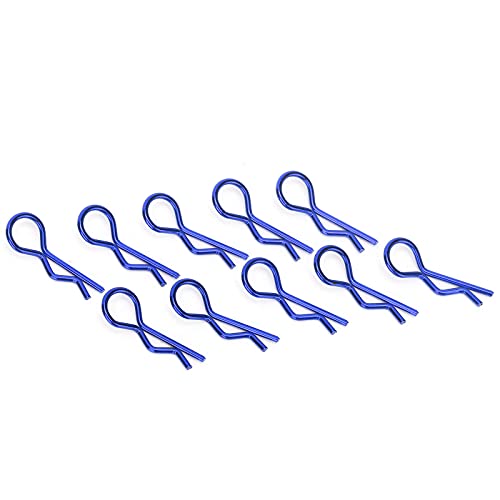 RC RC Shell Clips für 1/5 1/6 /8 /10 RC-Auto, Langlastende Haltbarkeit, Leicht zu Tragen, Ideal für Rennfans (BLUE) von RiToEasysports