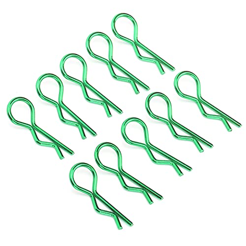 RC RC Shell Clips für 1/5 1/6 /8 /10 RC-Auto, Langlastende Haltbarkeit, Leicht zu Tragen, Ideal für Rennfans (GREEN) von RiToEasysports