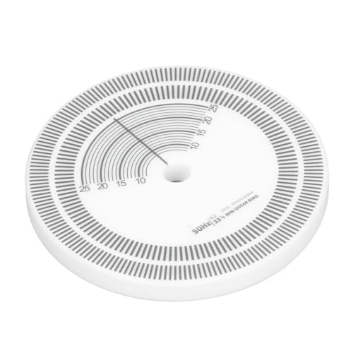 Record Player Tachometer Praktische Plattenspieler -Strobe -Scheibe für die Rekordkalibrierung, Ausgezeichnetes Acrylmaterial für Plattenbegeisterte von RiToEasysports