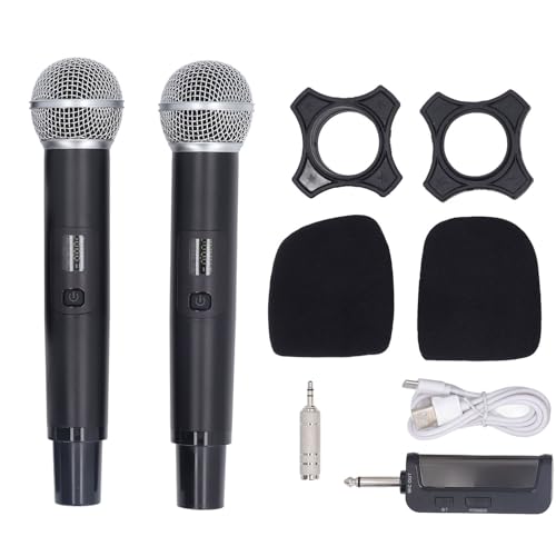 RiToEasysports Professionelles Mikrofon, BT Handheld Drahtloses Karaoke -Mikrofon mit Reverb -Funktion Dynamisches Spulendesign Ideal für Bühnenstudio Home Karaoke RiToEasysports Professionelles Mikrofon, BT Handheld Drahtloses Karaoke -Mikrofon mit Reverb -Funktion Dynamisches Spulendesign Ideal für Bühnenstudio Home Karaoke von RiToEasysports