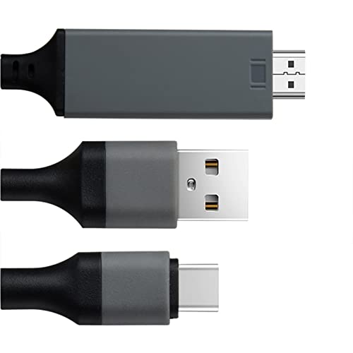 RiToEasysports Typ C zu HD Multimedia Interface Adapter Cable Eeffizientes Videowandlerkabel für Computer Mobiltelefon 2 Meter RiToEasysports Typ C zu HD Multimedia Interface Adapter Cable Eeffizientes Videowandlerkabel für Computer Mobiltelefon 2 Meter von RiToEasysports