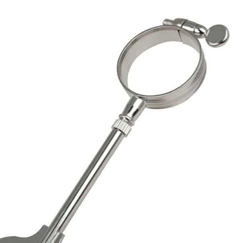 Trompete Klarinette Musikliette Klemme Lyre Lyre für Marschband Performance Silber Compact für Musiker (Für Klarinette) von RiToEasysports