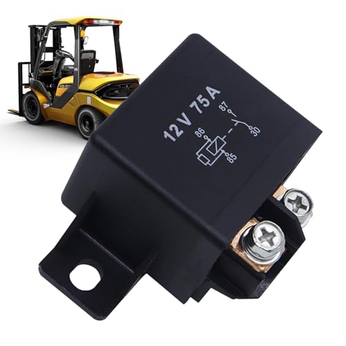12 Volt Relay, High Power 75A Forklift Relay, Continuous Duty Waterproof Automotive Box 74x43x37.5mm, Multipurpose for Starters Engines, Improve Vehicle Functions 12 Volt Relay, High Power 75A Forklift Relay, Continuous Duty Waterproof Automotive Box 74x43x37.5mm, Multipurpose for Starters Engines, Improve Vehicle Functions von Riaisttd