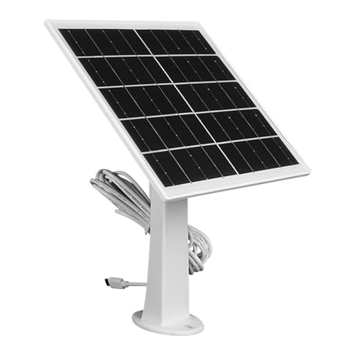 Camera Solar Panel, Charger Security Camera, Type-C Charging Accessory, 4.72x6.81 inches, 360-Degree Adjustable Mount, Ideal for Battery Power, Electronics, Outdoor Use Camera Solar Panel, Charger Security Camera, Type-C Charging Accessory, 4.72x6.81 inches, 360-Degree Adjustable Mount, Ideal for Battery Power, Electronics, Outdoor Use von Riaisttd
