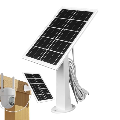 Camera Solar Panel, Charger Security Camera, Type-C Charging Accessory, 4.72x6.81 inches, 360-Degree Adjustable Mount, Ideal for Battery Power, Electronics, Outdoor Use Camera Solar Panel, Charger Security Camera, Type-C Charging Accessory, 4.72x6.81 inches, 360-Degree Adjustable Mount, Ideal for Battery Power, Electronics, Outdoor Use von Riaisttd