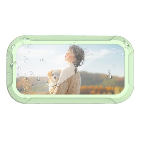 Riaisttd Dusch-Handyhalterung, Wand-Handyhalterung, wasserdichte Handyhalterung, drehbarer Winkel, verstellbares Design, starker Klebegriff, 20 x 10 x 3 cm, für Badezimmer, Spiegel, Küche Riaisttd Dusch-Handyhalterung, Wand-Handyhalterung, wasserdichte Handyhalterung, drehbarer Winkel, verstellbares Design, starker Klebegriff, 20 x 10 x 3 cm, für Badezimmer, Spiegel, Küche von Riaisttd