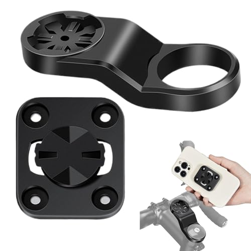 Riaisttd Fahrrad-Handyhalterung, Motorrad-Lenkerhalterung, verstellbarer Winkel, Aluminium-Klemme, 9 x 6 x 3 cm, ergonomischer Rückenclip, für Schmutz, Mountainbike, Navigation Riaisttd Fahrrad-Handyhalterung, Motorrad-Lenkerhalterung, verstellbarer Winkel, Aluminium-Klemme, 9 x 6 x 3 cm, ergonomischer Rückenclip, für Schmutz, Mountainbike, Navigation von Riaisttd