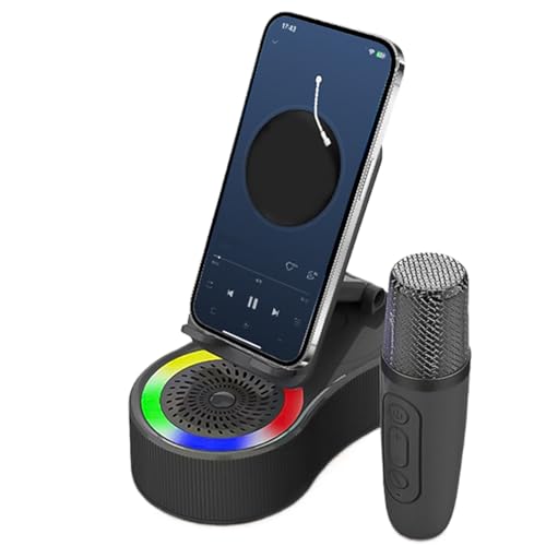 Riaisttd Handy-Lautsprecherständer, Ladestation, LED-Licht-Funktionen, 15,5 x 8,5 x 5,5 cm, technisches Zubehör für Dusche, Partys, Camping, Reisen und Arbeitsplätze überall Riaisttd Handy-Lautsprecherständer, Ladestation, LED-Licht-Funktionen, 15,5 x 8,5 x 5,5 cm, technisches Zubehör für Dusche, Partys, Camping, Reisen und Arbeitsplätze überall von Riaisttd