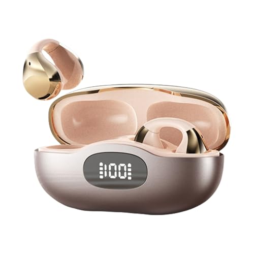 Riaisttd Kabellose Ohrbügel, leichtes offenes -Clip-Design, ergonomische geräuschreduzierende Kopfhörer, 7,2 x 4,1 x 2,8 cm, für Fitnessstudio, , Workouts, Outdoor-Aktivitäten, bequeme Riaisttd Kabellose Ohrbügel, leichtes offenes -Clip-Design, ergonomische geräuschreduzierende Kopfhörer, 7,2 x 4,1 x 2,8 cm, für Fitnessstudio, , Workouts, Outdoor-Aktivitäten, bequeme von Riaisttd