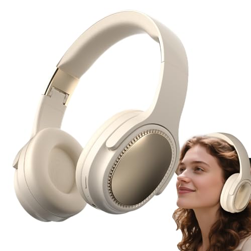 Riaisttd Kabellose Over-Ear-Kopfhörer, faltbares Headset, hautfreundliche Kissen, 19,3 x 17,2 x 6,8 cm und schnelles Aufladen für Männer und Frauen, ideal für Reisen, Arbeit, tägliches Hören Riaisttd Kabellose Over-Ear-Kopfhörer, faltbares Headset, hautfreundliche Kissen, 19,3 x 17,2 x 6,8 cm und schnelles Aufladen für Männer und Frauen, ideal für Reisen, Arbeit, tägliches Hören von Riaisttd