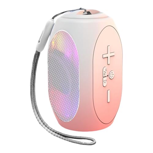 Riaisttd Wireless Speaker, Bass Boost, 4.53x2.56x2.36 inches, Loud Volume, Rugged Design, Deep Sound, Mini Music Player, for Long Playtime, Portable Audio, Gradient Color, Beach Home Travel Riaisttd Wireless Speaker, Bass Boost, 4.53x2.56x2.36 inches, Loud Volume, Rugged Design, Deep Sound, Mini Music Player, for Long Playtime, Portable Audio, Gradient Color, Beach Home Travel von Riaisttd