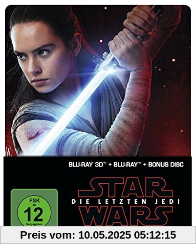 Star Wars: Die letzten Jedi (2D & 3D Steelbook Edition) [3D Blu-ray] [Limited Edition] von Rian Johnson