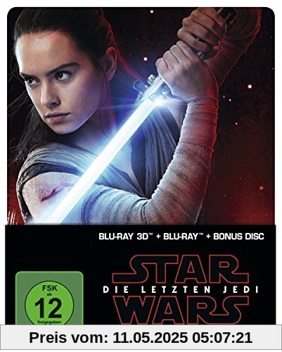 Star Wars: Die letzten Jedi (2D & 3D Steelbook Edition) [3D Blu-ray] [Limited Edition] von Rian Johnson