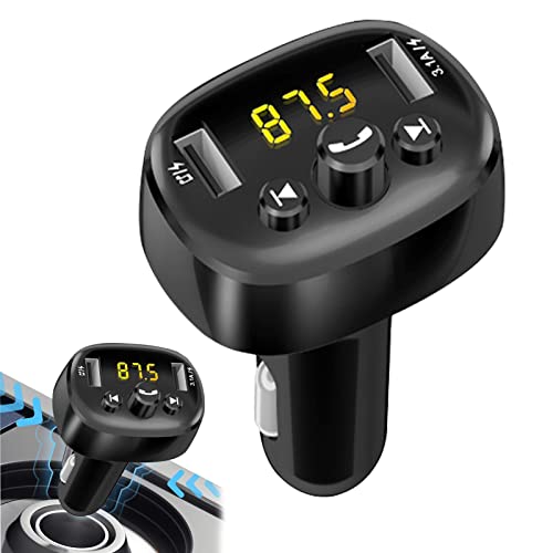 Auto-Bluetooth-Adapter - Bluetooth-Funksender fürs Auto - Kleiner MP3-Player-Wireless-Adapter für Autoradio-Navigation, Sprachübertragung, mehrfacher Schutz, verlustfreie Audio-Dekodierung, Rianpesn von Rianpesn