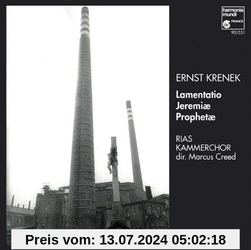 Krenek: Lamentatio Jeremiae Prophetae von Rias Kammerchor