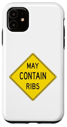 Lustiges Grill-Design mit Aufschrift "Caution May Contain" Hülle für iPhone 11 Lustiges Grill-Design mit Aufschrift "Caution May Contain" Hülle für iPhone 11 von Rib Caution Co