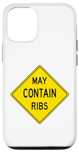 Lustiges Grill-Design mit Aufschrift "Caution May Contain" Hülle für iPhone 12/12 Pro Lustiges Grill-Design mit Aufschrift "Caution May Contain" Hülle für iPhone 12/12 Pro von Rib Caution Co