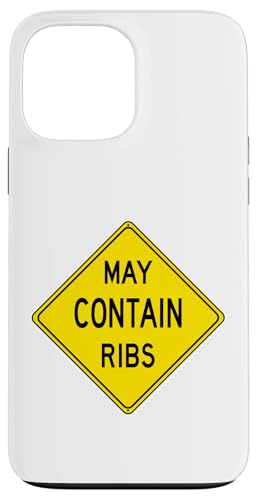 Lustiges Grill-Design mit Aufschrift "Caution May Contain" Hülle für iPhone 13 Pro Max Lustiges Grill-Design mit Aufschrift "Caution May Contain" Hülle für iPhone 13 Pro Max von Rib Caution Co