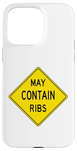 Lustiges Grill-Design mit Aufschrift "Caution May Contain" Hülle für iPhone 15 Pro Max Lustiges Grill-Design mit Aufschrift "Caution May Contain" Hülle für iPhone 15 Pro Max von Rib Caution Co