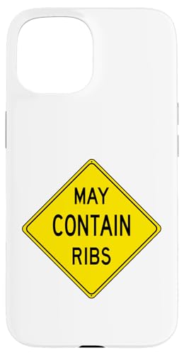 Lustiges Grill-Design mit Aufschrift "Caution May Contain" Hülle für iPhone 15 Lustiges Grill-Design mit Aufschrift "Caution May Contain" Hülle für iPhone 15 von Rib Caution Co