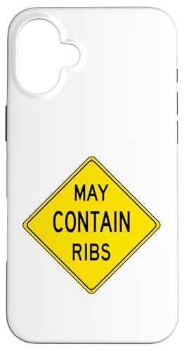 Lustiges Grill-Design mit Aufschrift "Caution May Contain" Hülle für iPhone 16 Plus Lustiges Grill-Design mit Aufschrift "Caution May Contain" Hülle für iPhone 16 Plus von Rib Caution Co