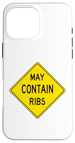 Lustiges Grill-Design mit Aufschrift "Caution May Contain" Hülle für iPhone 16 Pro Max Lustiges Grill-Design mit Aufschrift "Caution May Contain" Hülle für iPhone 16 Pro Max von Rib Caution Co