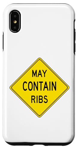 Lustiges Grill-Design mit Aufschrift "Caution May Contain" Hülle für iPhone XS Max Lustiges Grill-Design mit Aufschrift "Caution May Contain" Hülle für iPhone XS Max von Rib Caution Co