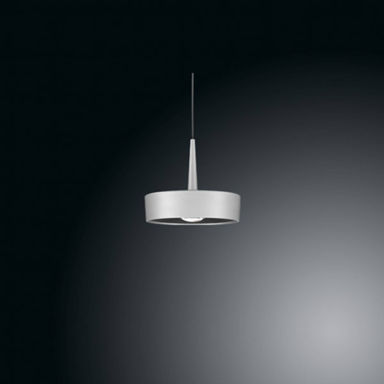 Ribag Kivo LED-Pendellampe m. Linse, warmweiß grau von Ribag