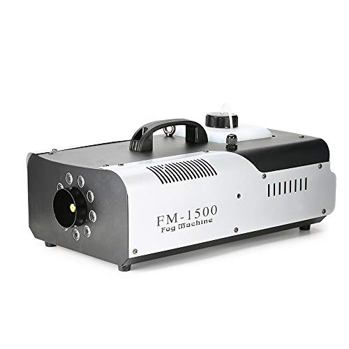 Nebelmaschine Rauchmaschinen mit 9 LED, Fernbedienung, 1500W DMX RGB LED Tragbar Fog Machine für Halloween Party Hochzeit Bühne Weihnachten Bühnenauftritte Nebelmaschine Rauchmaschinen mit 9 LED, Fernbedienung, 1500W DMX RGB LED Tragbar Fog Machine für Halloween Party Hochzeit Bühne Weihnachten Bühnenauftritte von RibasuBB