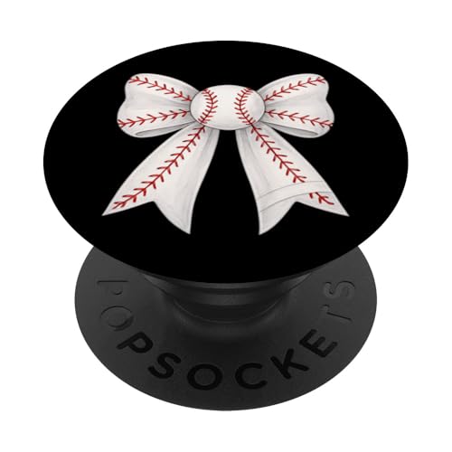 Ribbon Baseball Muttertag Sport Frauen Mädchen Mama PopSockets Klebender PopGrip Ribbon Baseball Muttertag Sport Frauen Mädchen Mama PopSockets Klebender PopGrip von RibbonAxis1