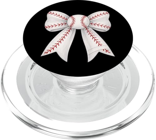 Ribbon Baseball Muttertag Sport Frauen Mädchen Mama PopSockets PopGrip für MagSafe von RibbonAxis1