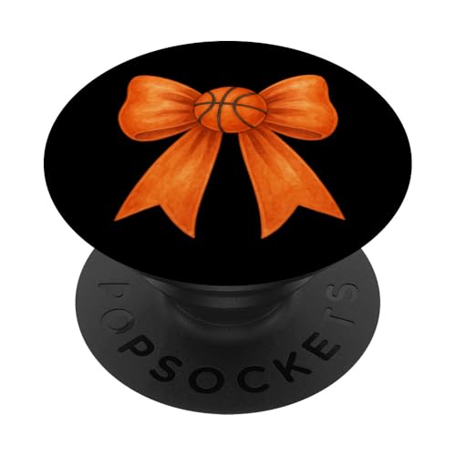 Ribbon Basketball Muttertag Sport Frauen Mädchen Mama PopSockets Klebender PopGrip von RibbonAxis1