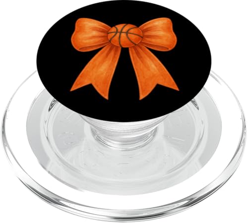 Ribbon Basketball Muttertag Sport Frauen Mädchen Mama PopSockets PopGrip für MagSafe Ribbon Basketball Muttertag Sport Frauen Mädchen Mama PopSockets PopGrip für MagSafe von RibbonAxis1