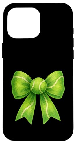Ribbon Tennisball Sport Muttertag Frauen Mädchen Mama Hülle für iPhone 16 Pro Max Ribbon Tennisball Sport Muttertag Frauen Mädchen Mama Hülle für iPhone 16 Pro Max von RibbonAxis1