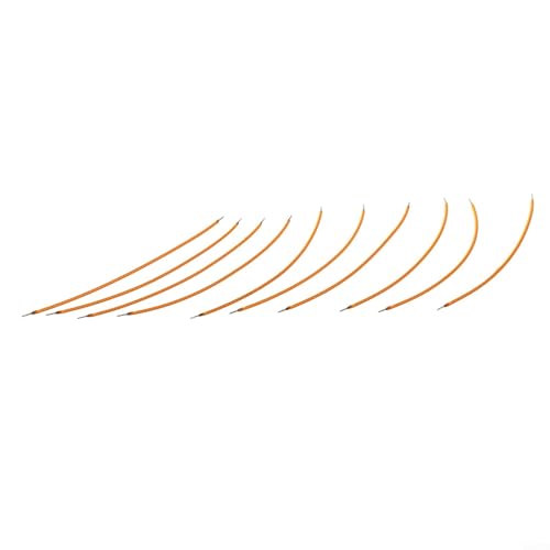 10 warmweiße, flexible Filamente, geeignet für verschiedene DIY-Beleuchtungsanwendungen bei DC 3 V (130 mm) von RichVibe