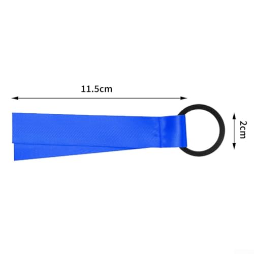 Cheerleader Identity Tags in einer Packung mit 48 flexiblen und anpassbaren Beschriftungslösungen (blau) von RichVibe