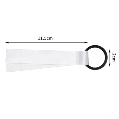 Cheerleader Identity Tags in einer Packung mit 48 flexiblen und anpassbaren Beschriftungslösungen (weiß) von RichVibe