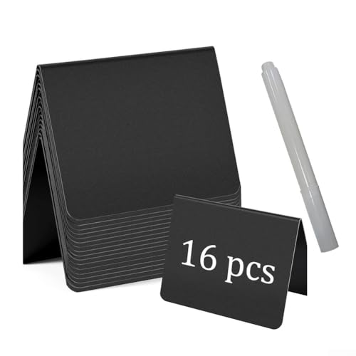 Set mit 16 tragbaren Mini-Kreidetafeln für Hochzeiten, Einzelhandel und Lebensmitteletikettierung Set mit 16 tragbaren Mini-Kreidetafeln für Hochzeiten, Einzelhandel und Lebensmitteletikettierung von RichVibe