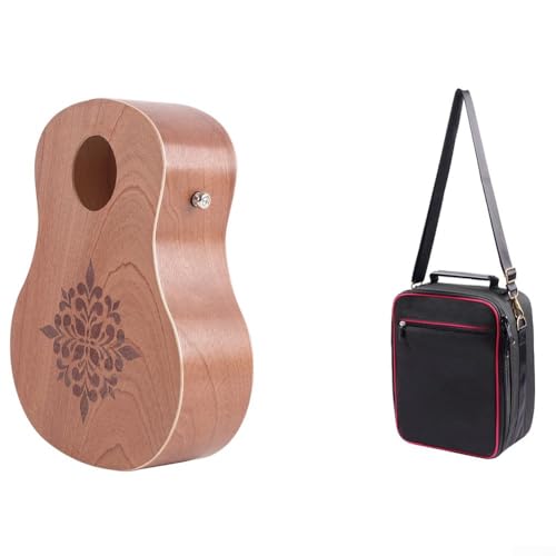 Travel Cajon mit Multi-Tones Tragbare Box Drum mit Tragetasche/Instrumentengurt Birchwood Cahon Instrument Percussion Instrument Geschenke von RichVibe