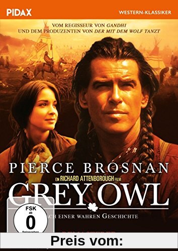 Grey Owl (Remastered Edition) / Bewegender Western mit Pierce Brosnan über das Leben eines englischen Trappers nach einer wahren Geschichte (Pidax Western-Klassiker) von Richard Attenborough