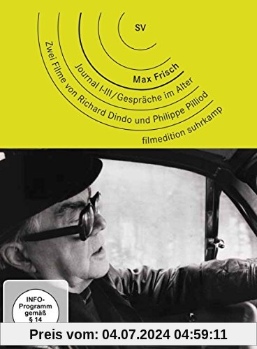 Max Frisch - Journal I-III/Gespräche im Alter [2 DVDs] von Richard Dindo
