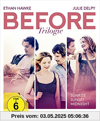 Before Trilogie: Before Sunset / Before Sunrise / Before Midnight [Blu-ray] von Richard Linklater