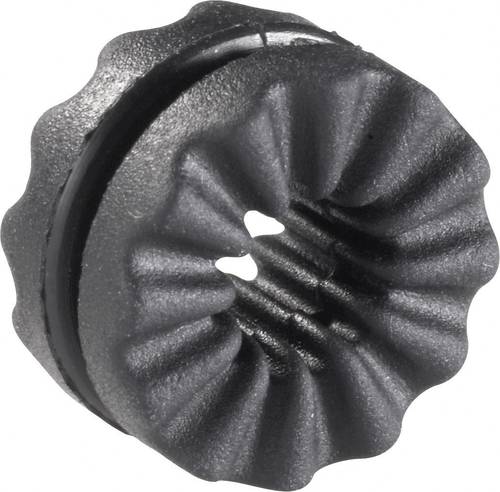 Richco VG-1 Anti-Vibrationstülle Klemm-Ø (max.) 4mm Plattenstärke (max.) 1.45mm Schwarz von Richco