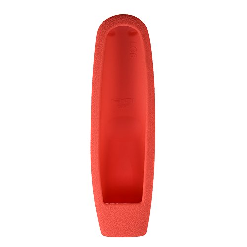 Richer-R, LG Schutzhülle für Fernbedienung, weiches Silikon-Gummi, staubdicht, Schutzhülle für LG AN-MR600 TV-Fernbedienung/vollständige Abdeckung (rot) von Richer-R