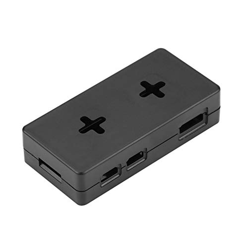 Richer-R Premium Raspberry Pi Zero Case, Ultradünne ABS Kunststoffgehäuse Schutzhülle Case,Leicht Kasten Cover Case Gehäuse für Raspberry Pi Zero W / 1.3 Schwarz Transparent(Black) von Richer-R