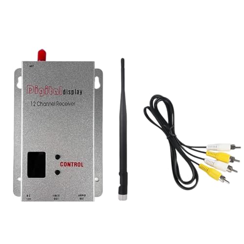 Richeyty 1,2,5 W FPV -Empfänger + Antenne 12 CH 1500 Mw Audio-Video-Empfänger für Langstrecken-FPV-Drohnen-RC-Modell Richeyty 1,2,5 W FPV -Empfänger + Antenne 12 CH 1500 Mw Audio-Video-Empfänger für Langstrecken-FPV-Drohnen-RC-Modell von Richeyty