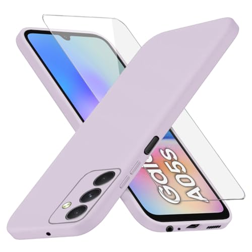 Richgle Kompatibel mit Samsung Galaxy A05s Hülle & Glas Schutzfolie, Dünn Weich Silikon Hülle Handyhülle Schutzhülle Case Kompatibel mit Samsung Galaxy A05s - Hellviolett RG82632 Richgle Kompatibel mit Samsung Galaxy A05s Hülle & Glas Schutzfolie, Dünn Weich Silikon Hülle Handyhülle Schutzhülle Case Kompatibel mit Samsung Galaxy A05s - Hellviolett RG82632 von Richgle